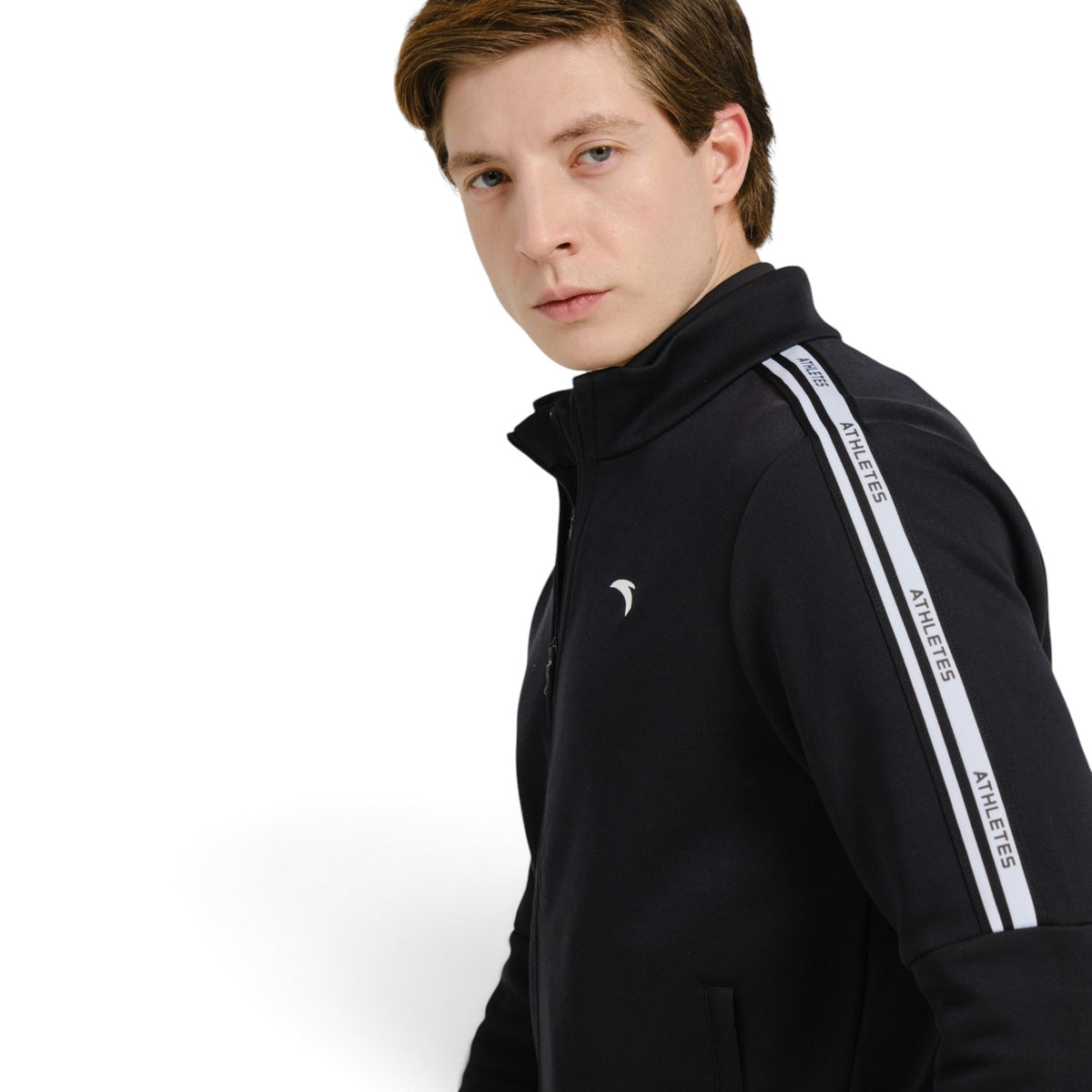 ANTA Knit Track Top - Black