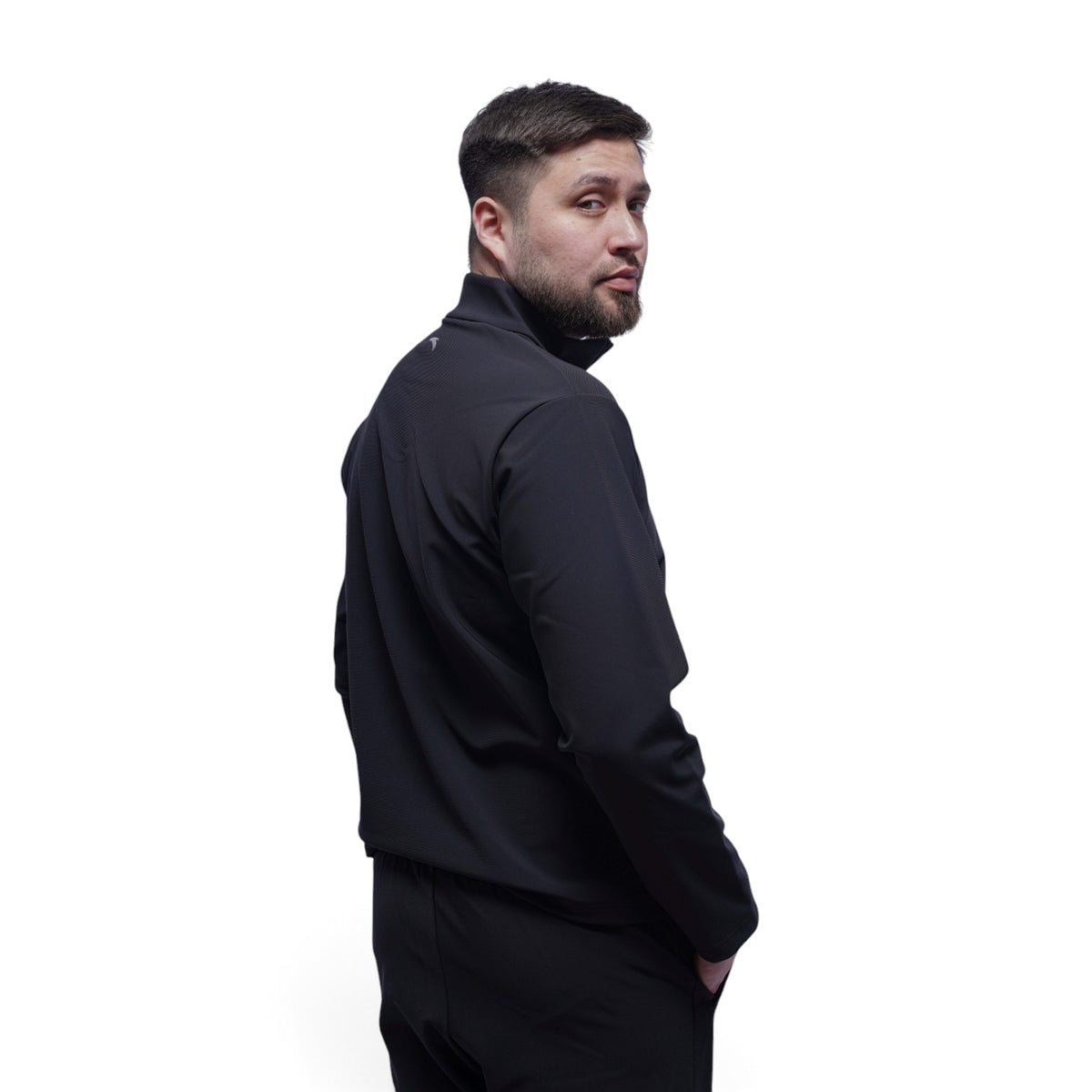 ANTA Knit Track Top - Black