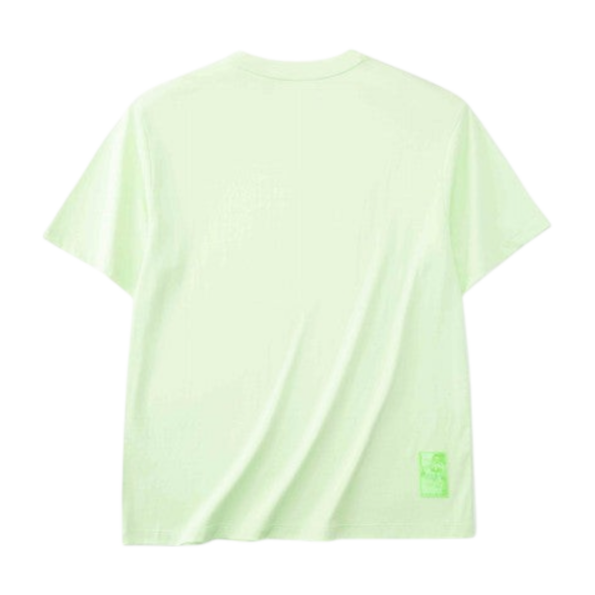 FRG ANTA A-DRY FAST light green short sleeve training t-shirt, back view showing breathable cotton-blend fabric.