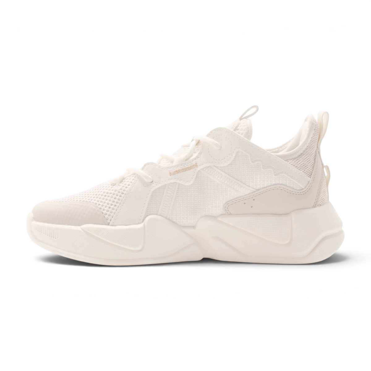 FRG X-GAME men's lifestyle sneakers in off-white featuring a breathable mesh upper and chunky rubber sole