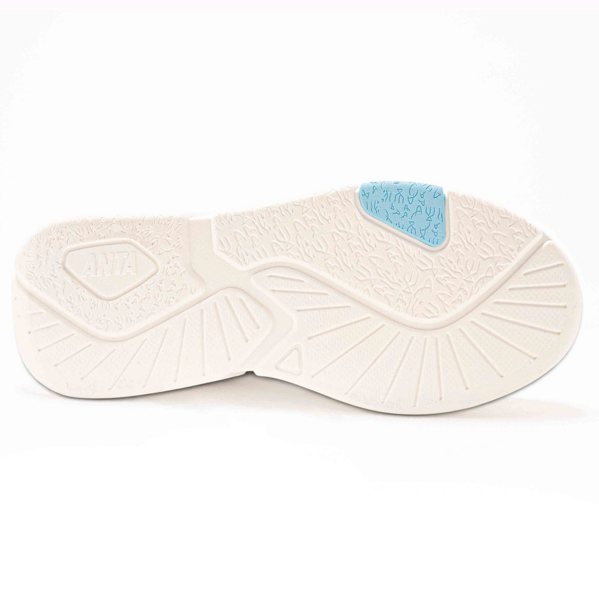 FRG X-GAME SHOES featuring a white rubber outsole with textured patterns and a light blue accent detail