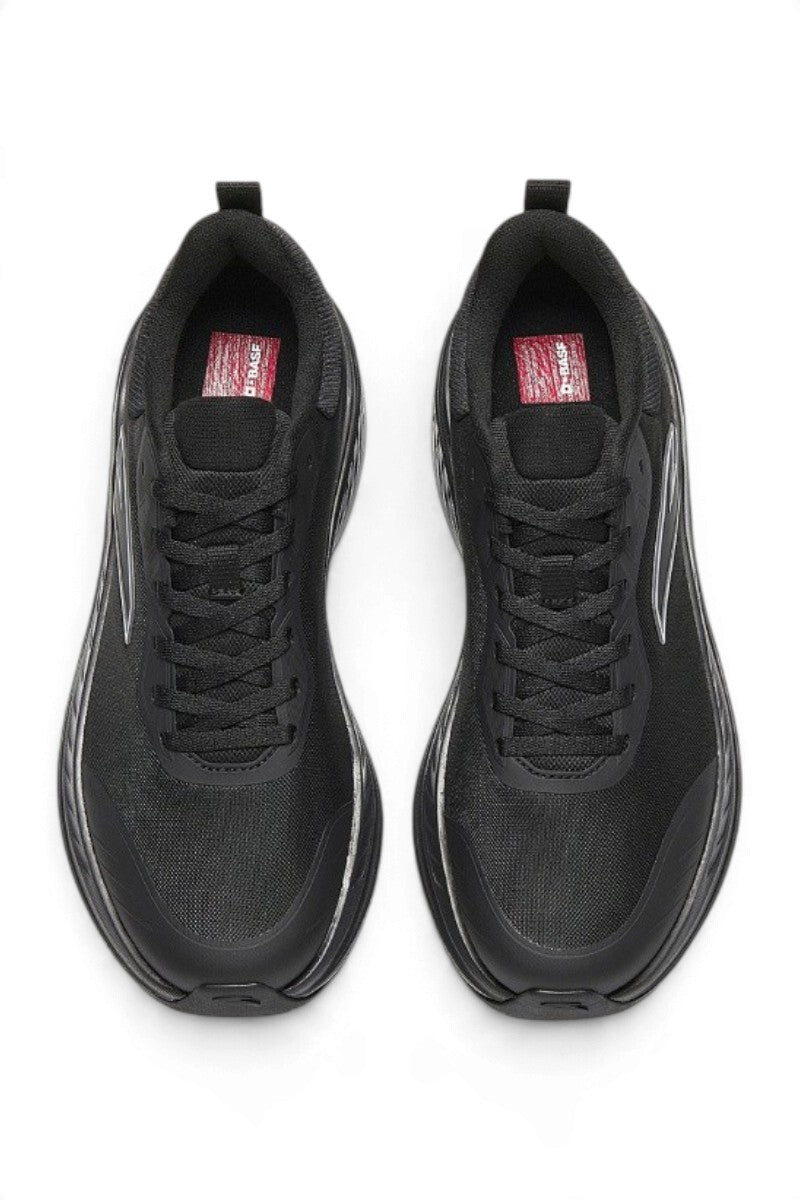ANTA Men’s CLOUDS Running Shoes in Black/Silver – product view 3
