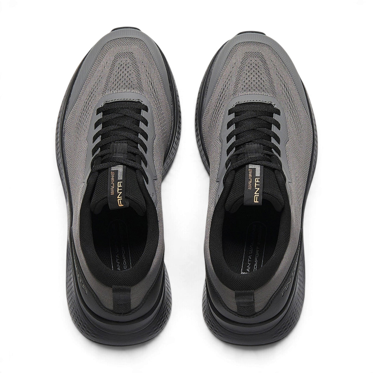 ANTA Men’s EBUFFER LITE Training Shoes in Dark Grey/Black – product view 1