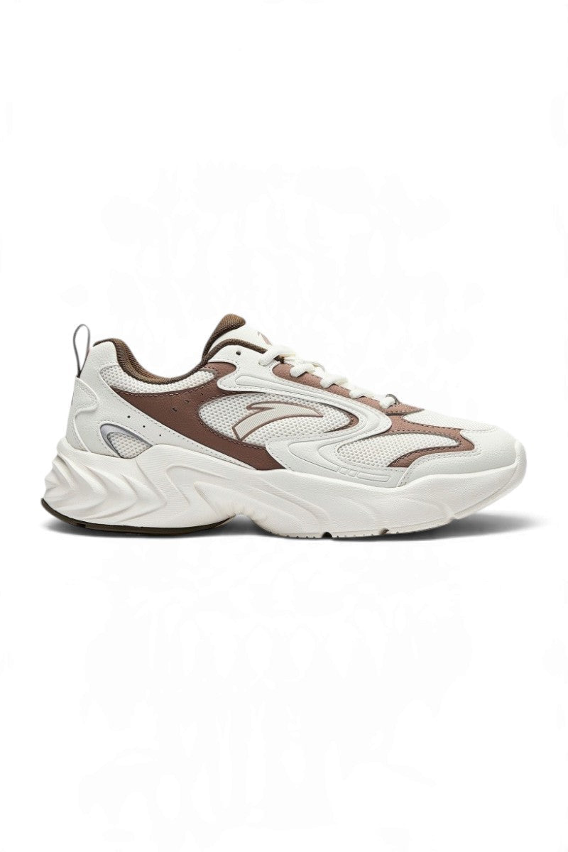 ANTA Men’s Basic Casual Shoes in Beige/Brown – product view 1
