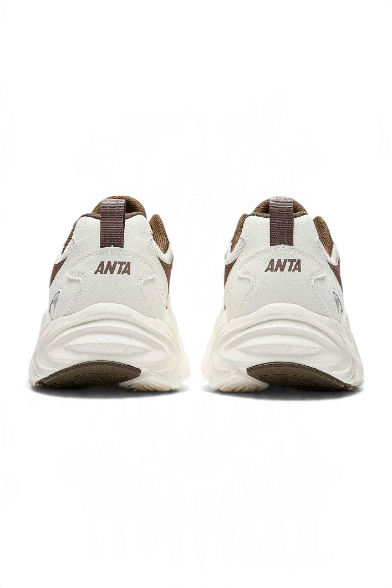 ANTA Men’s Basic Casual Shoes in Beige/Brown – product view 4
