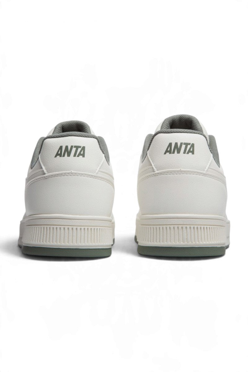 ANTA Men’s RIVERS Lifestyle Sneakers in Beige/Green – product view 4
