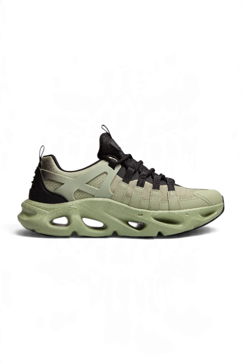 ANTA Men’s STREET RUNNER Casual Shoes in Green/Black – product view 4