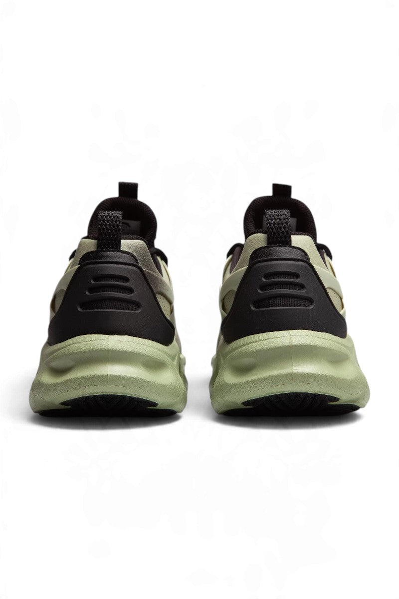 ANTA Men’s STREET RUNNER Casual Shoes in Green/Black – product view 6