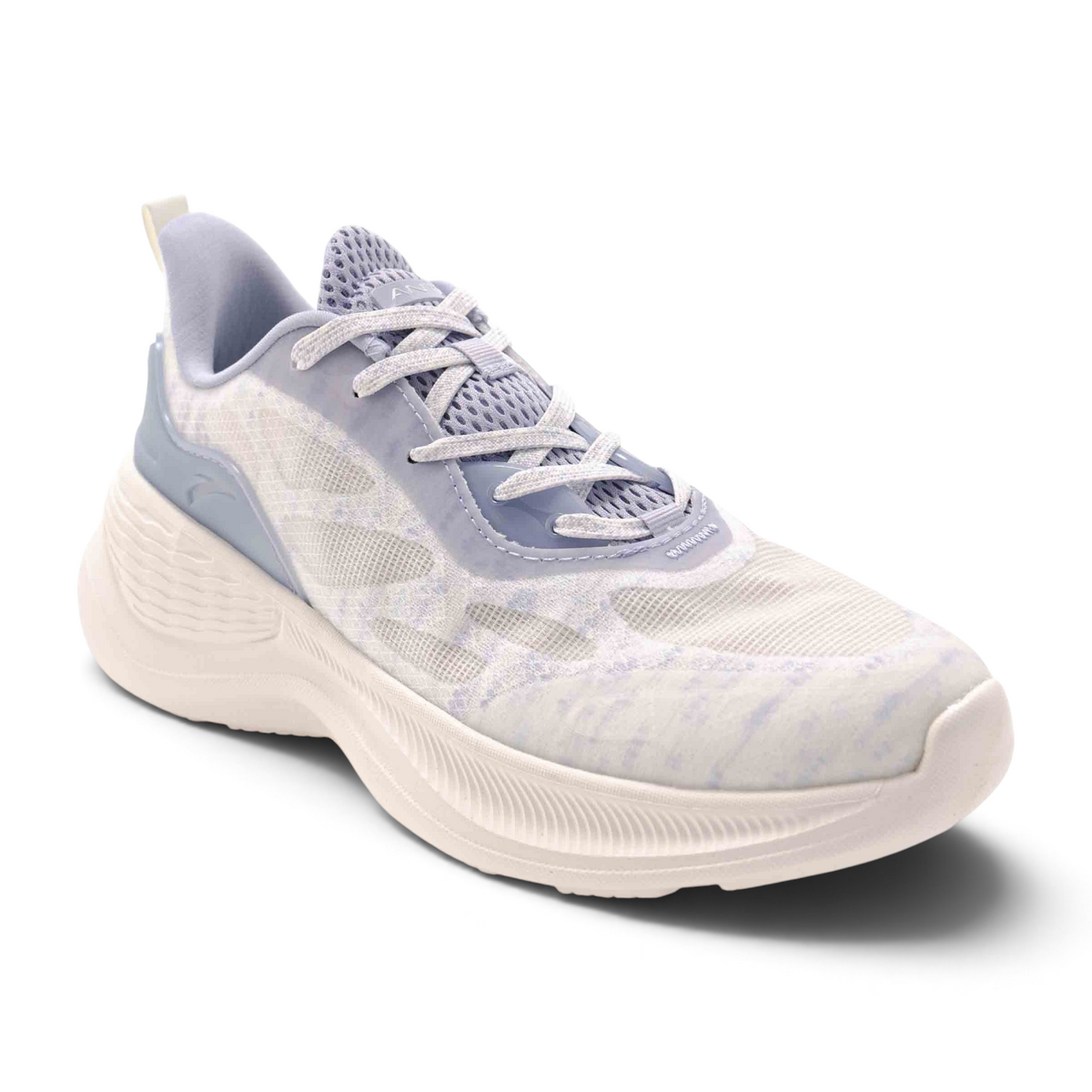 FRG cross-training shoes in light blue and white with a breathable mesh upper and cushioned white sole