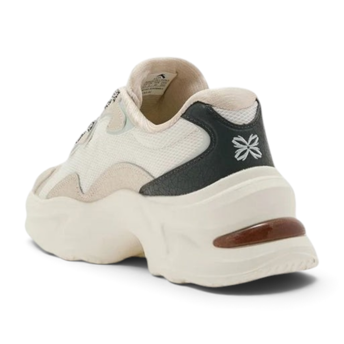 FRG ANTA Bunny women's casual sneakers in beige and off-white with mesh, synthetic leather, and a chunky rubber sole.