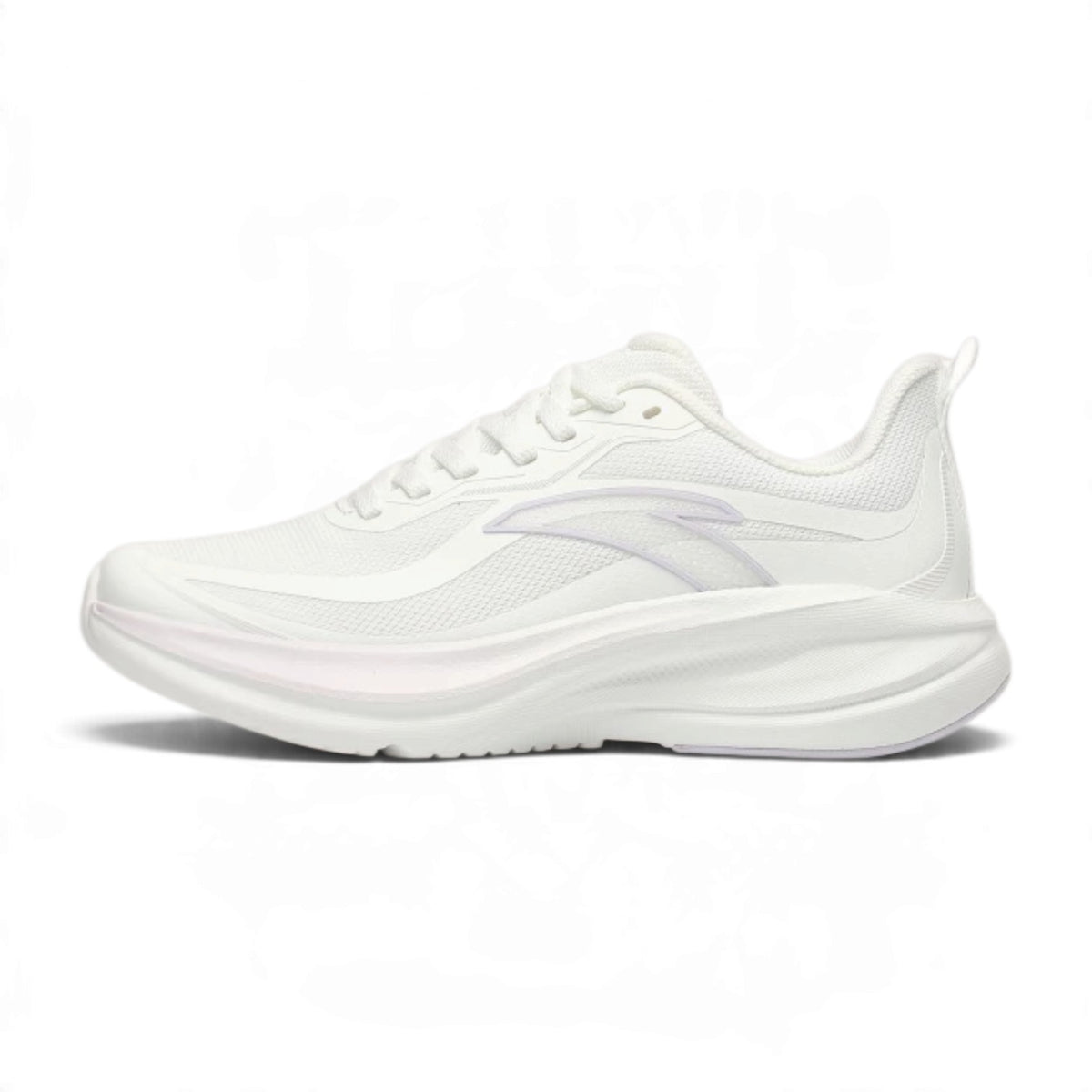 ANTA Women’s Clouds Running Shoes in White/Fog Purple – product view 1