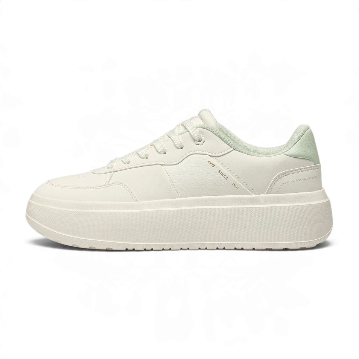 ANTA Women’s Lifestyle Sneakers in Beige/Green – product view 1
