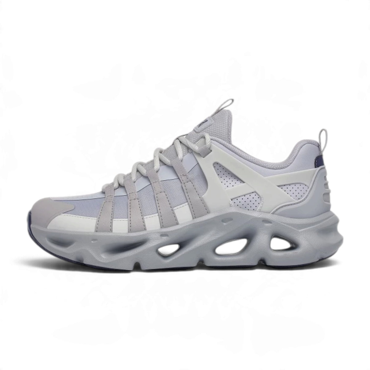 ANTA Women’s GRID RUNNER Casual Shoes in Grey/Cloud Grey – product view 1