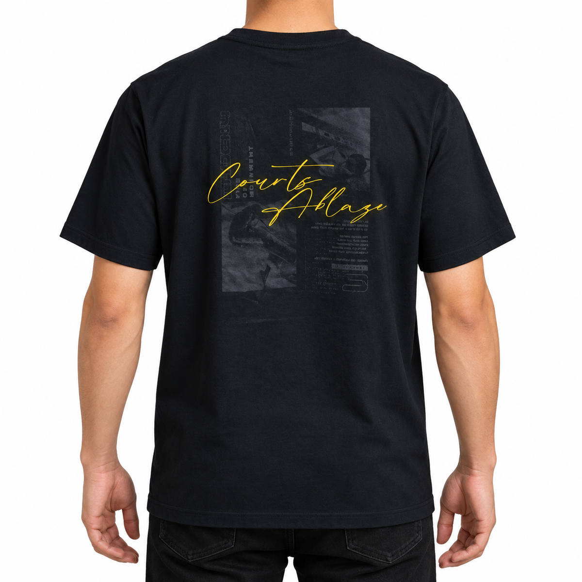 ANTA SS TEE BLACK