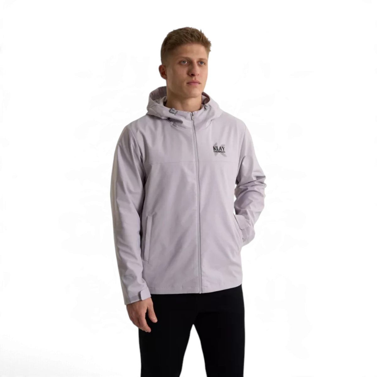 ANTA Men’s KT Woven Track Top in Light Grey – product view 1