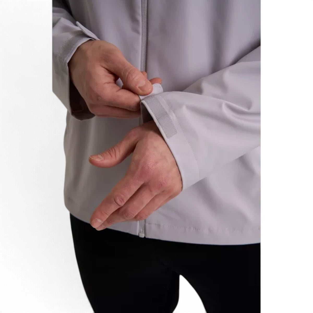 ANTA Men’s KT Woven Track Top in Light Grey – product view 8