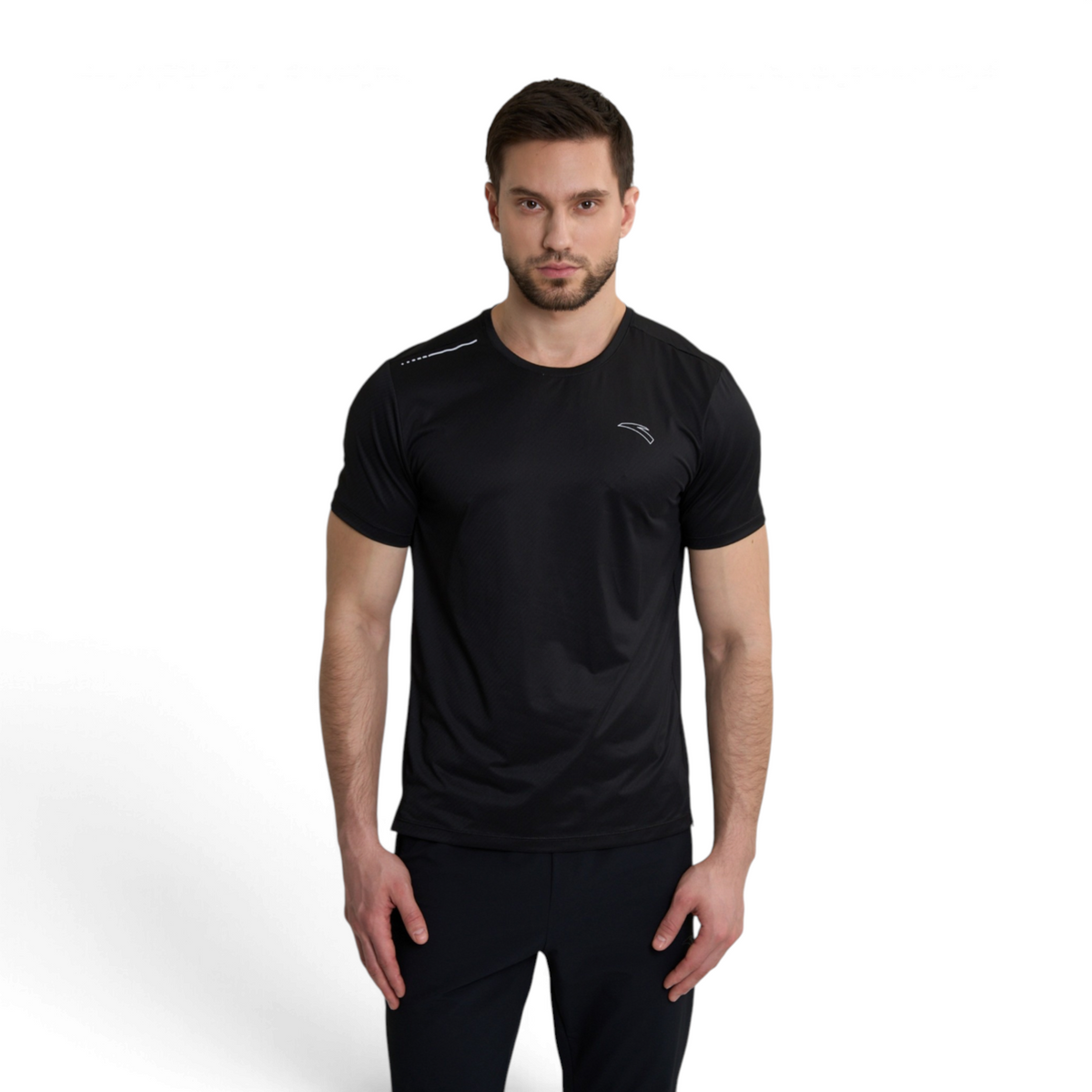 ANTA SS TEE BLACK