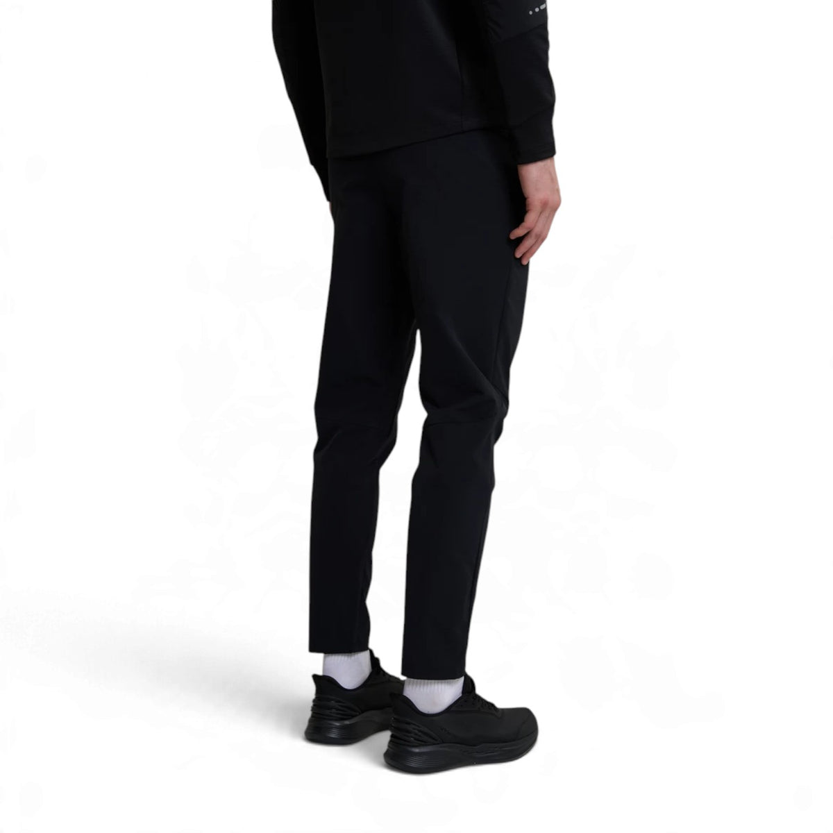ANTA Men’s Running Woven Track Pants in Black – product view 7