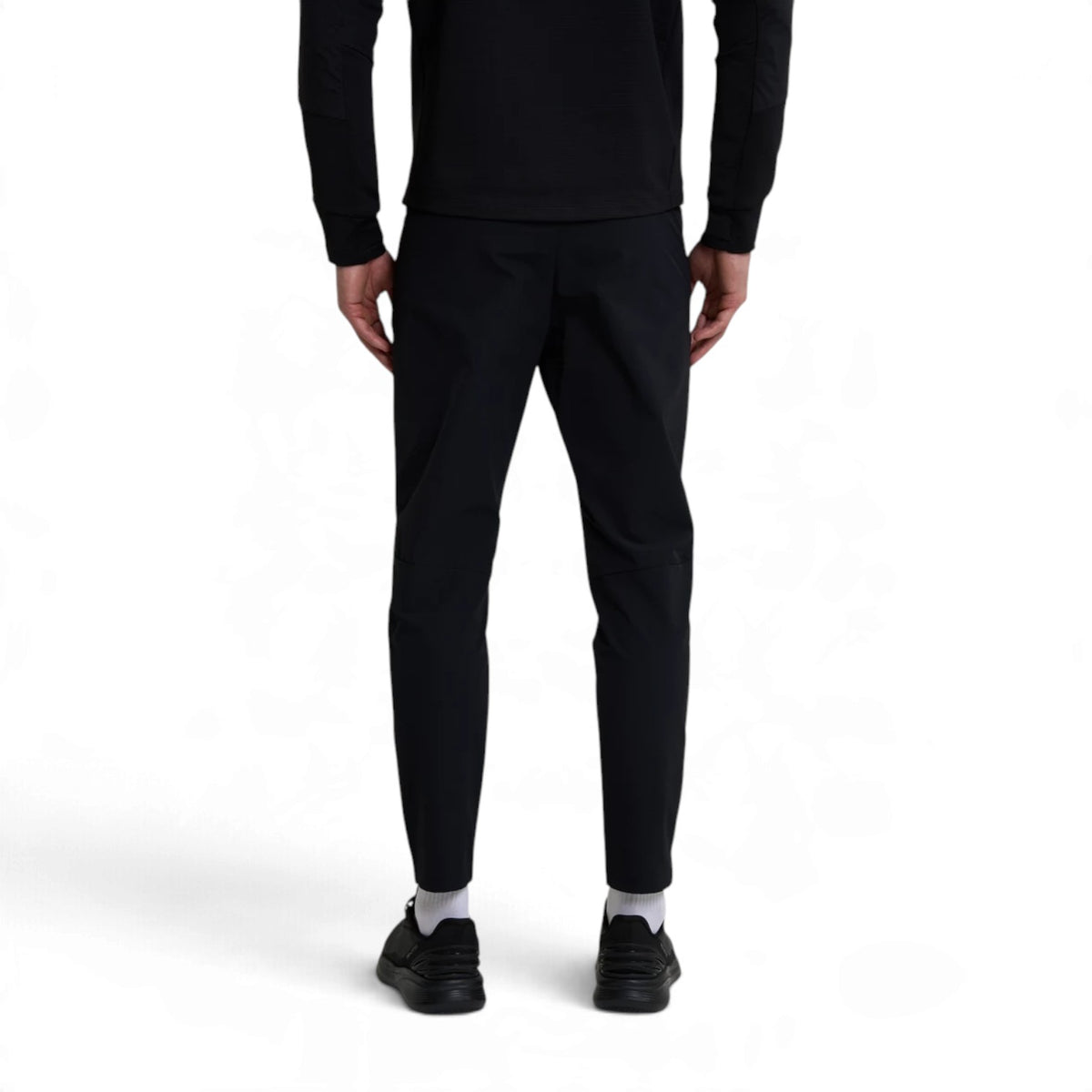 ANTA Men’s Running Woven Track Pants in Black – product view 8