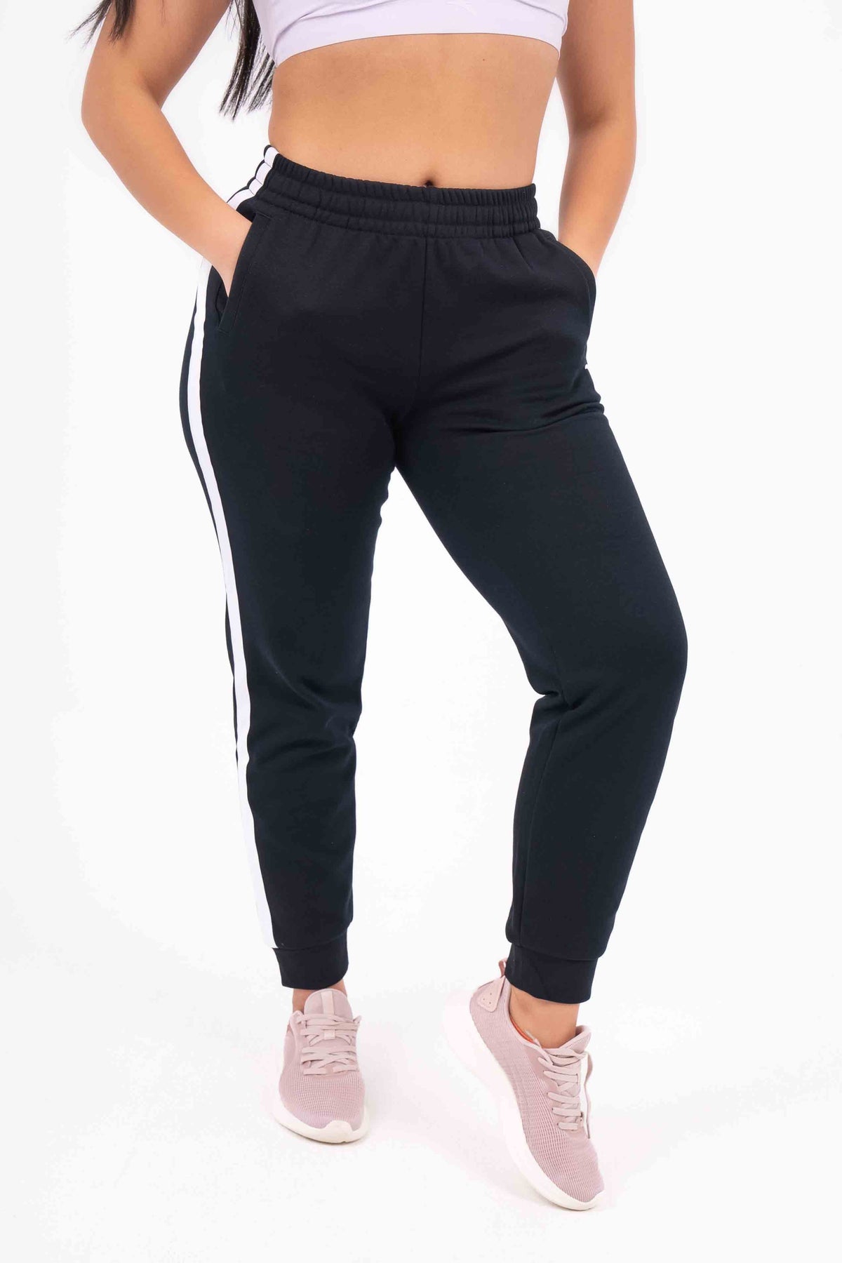 KNIT TRACK PANTS
