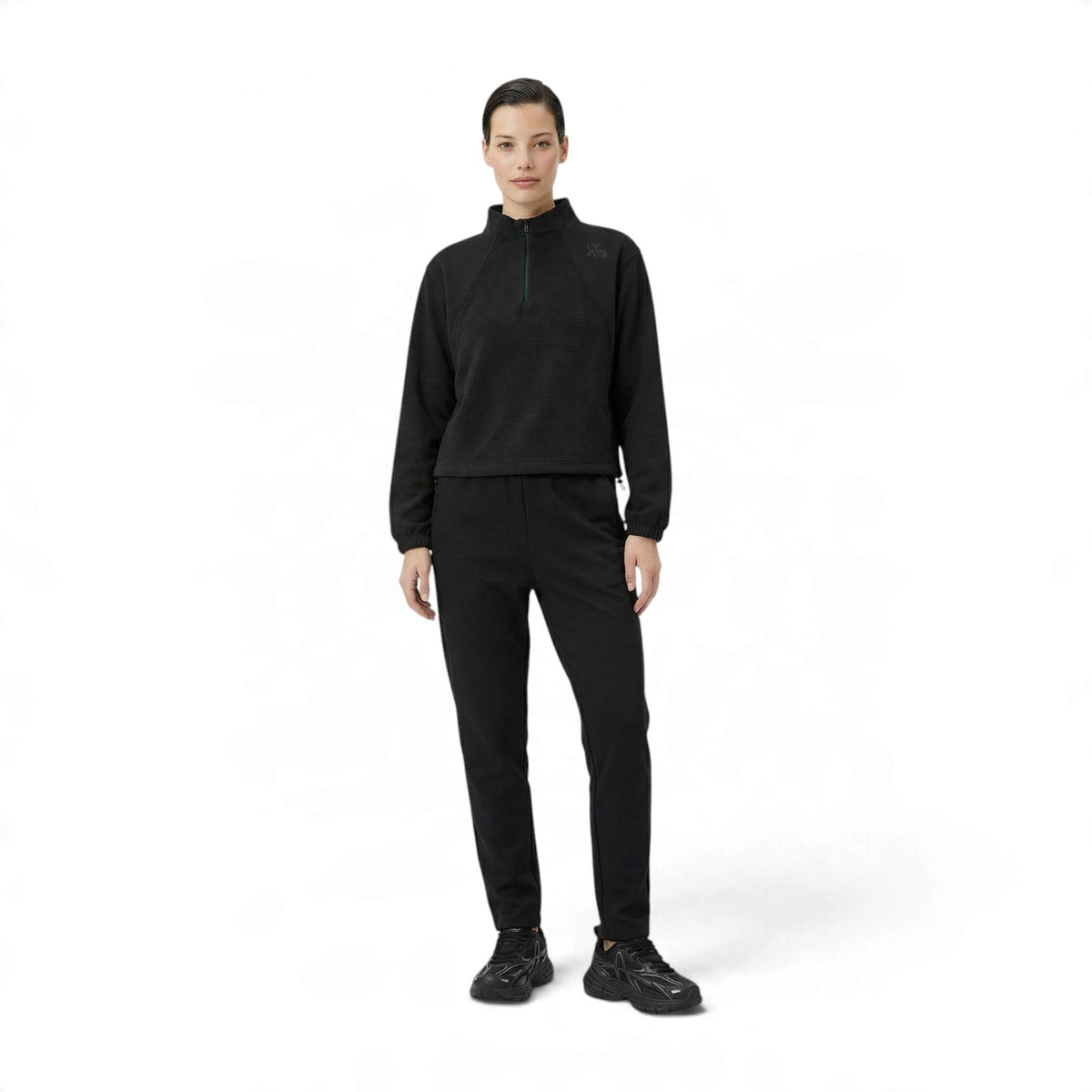 ANTA Women’s LEAF Track Pants in Black – product view 1