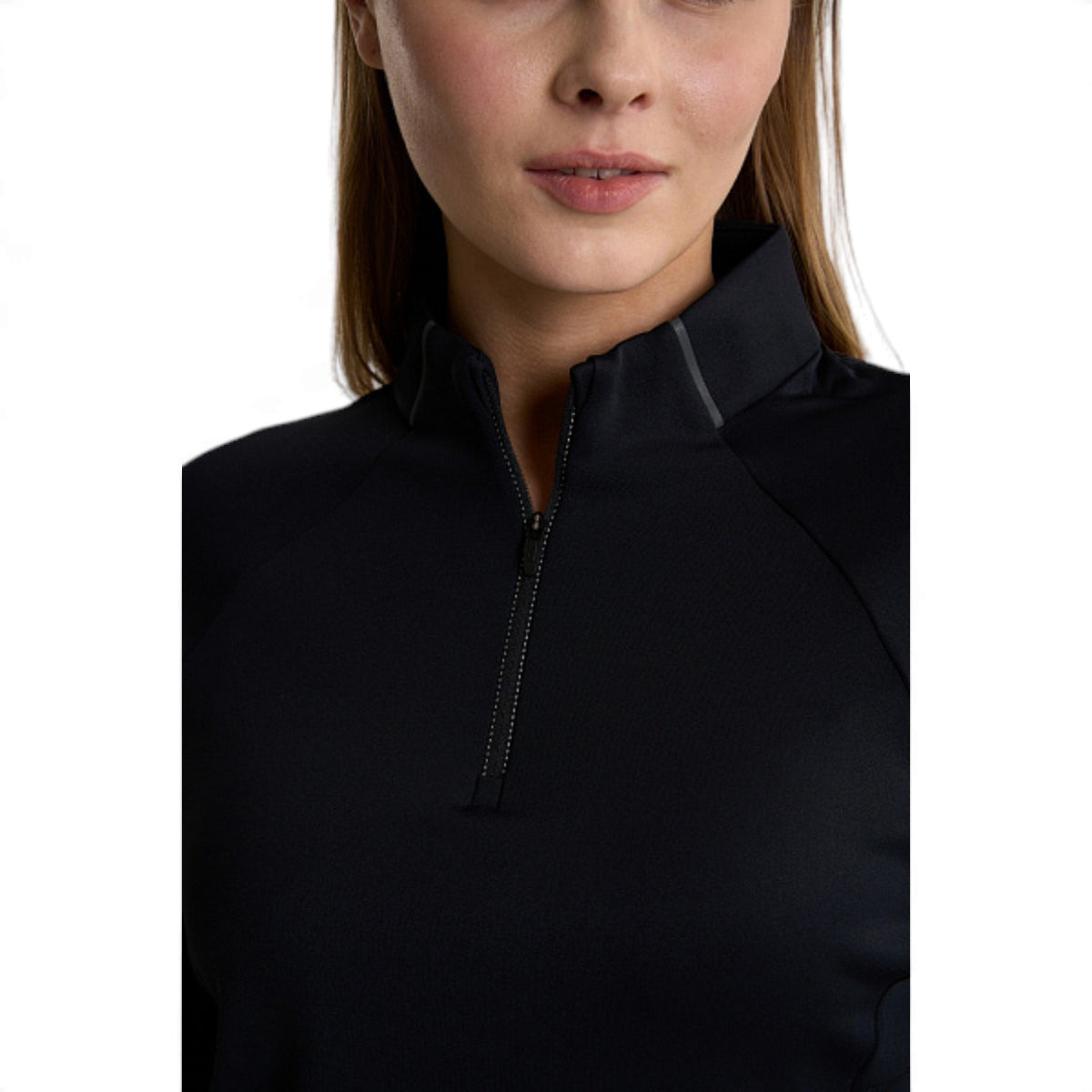 ANTA Women’s Half-Zip Running Top in Black – product view 10