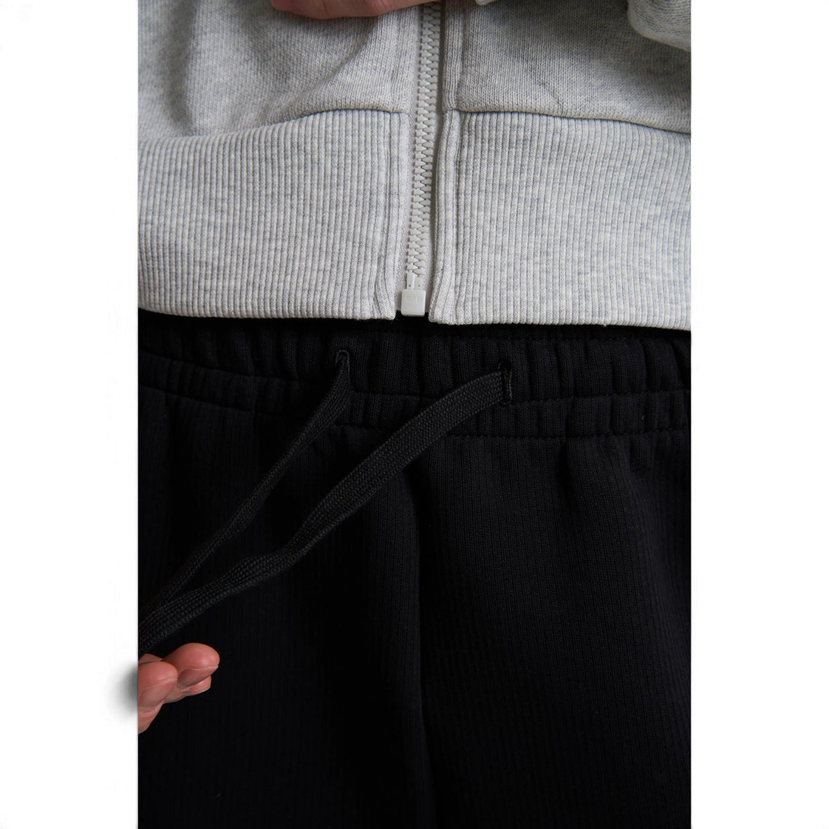 ANTA Women’s SPORTS CLUB Knit Track Pants in Black – product view 10