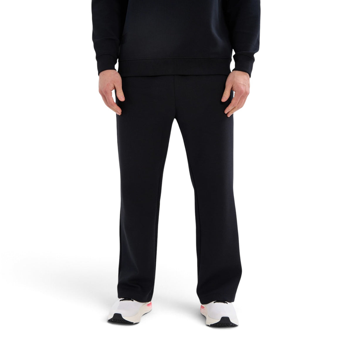 ANTA Knit Track Pants - Black