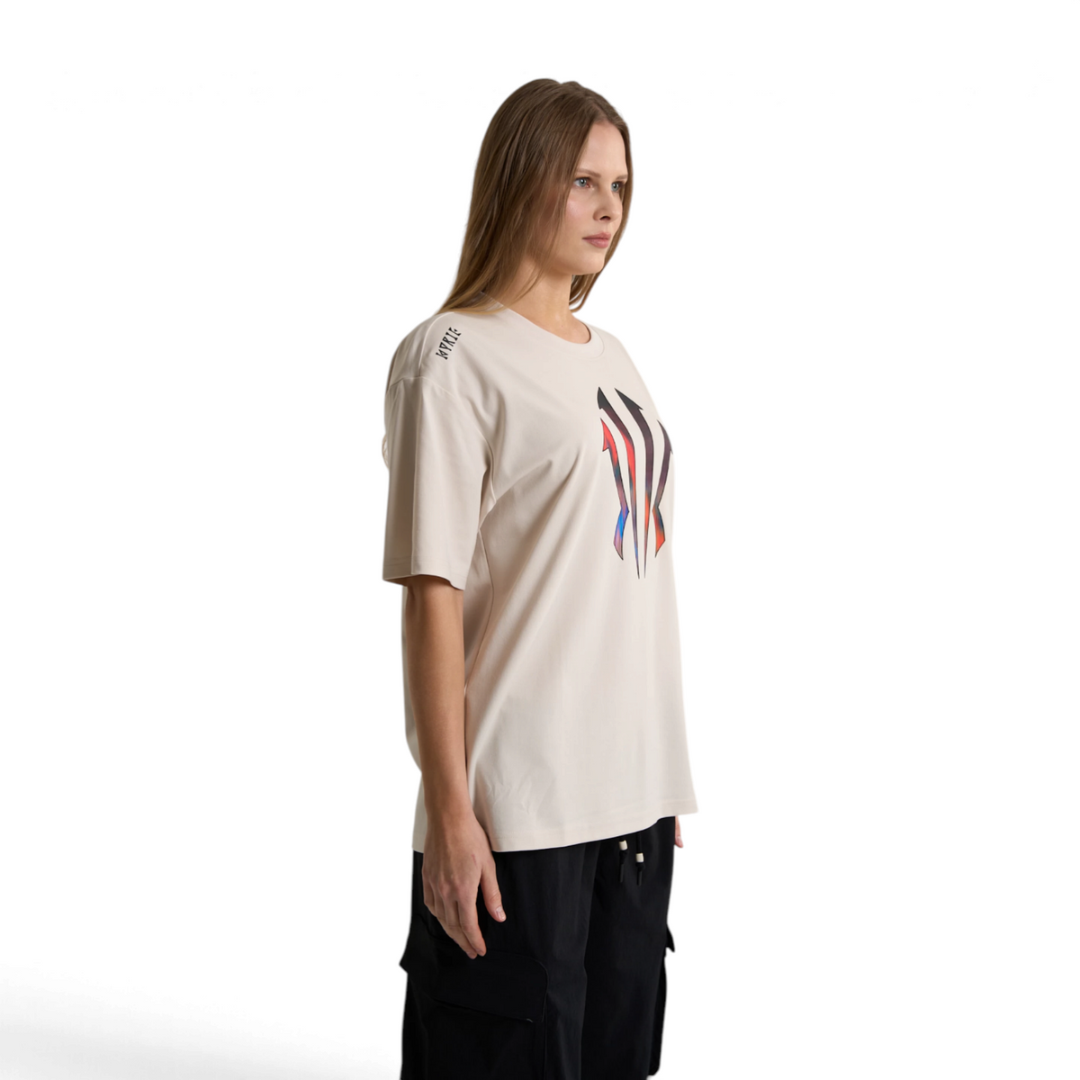ANTA SS TEE SAND GREY