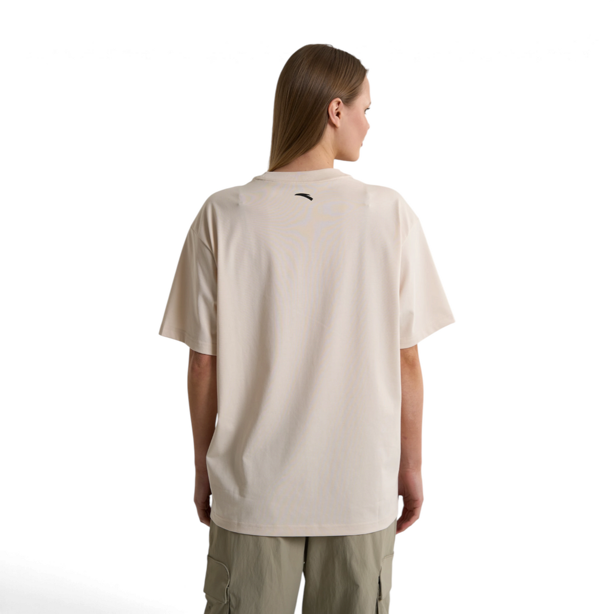 ANTA SS TEE SAND GREY