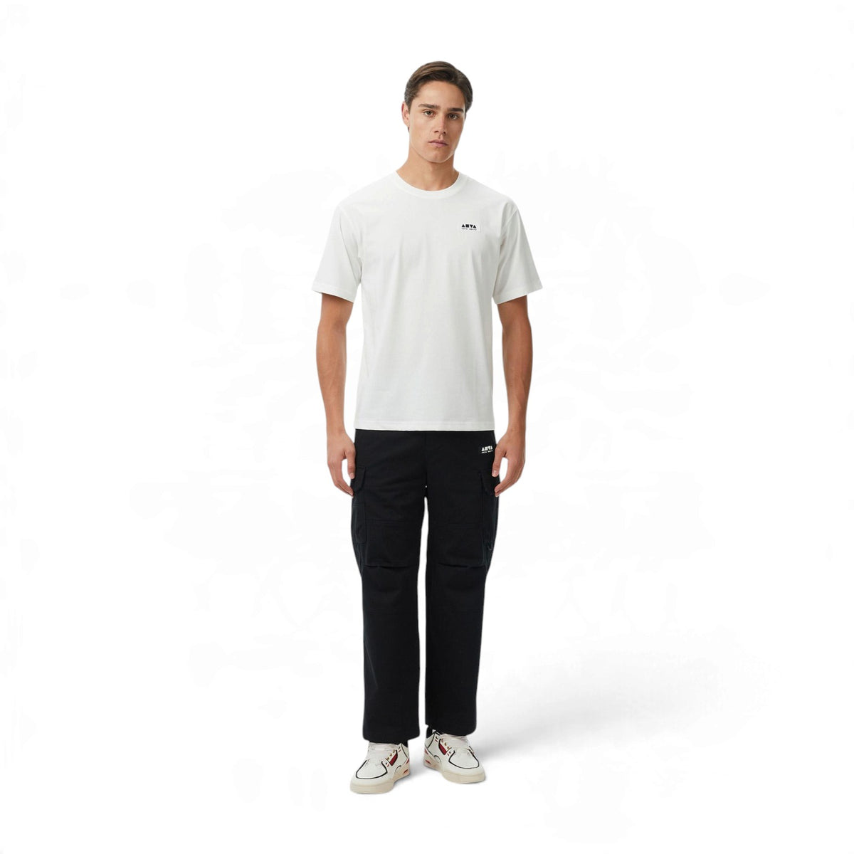 ANTA Unisex SKATE CULTURE T-Shirt in Paper White – product view 3