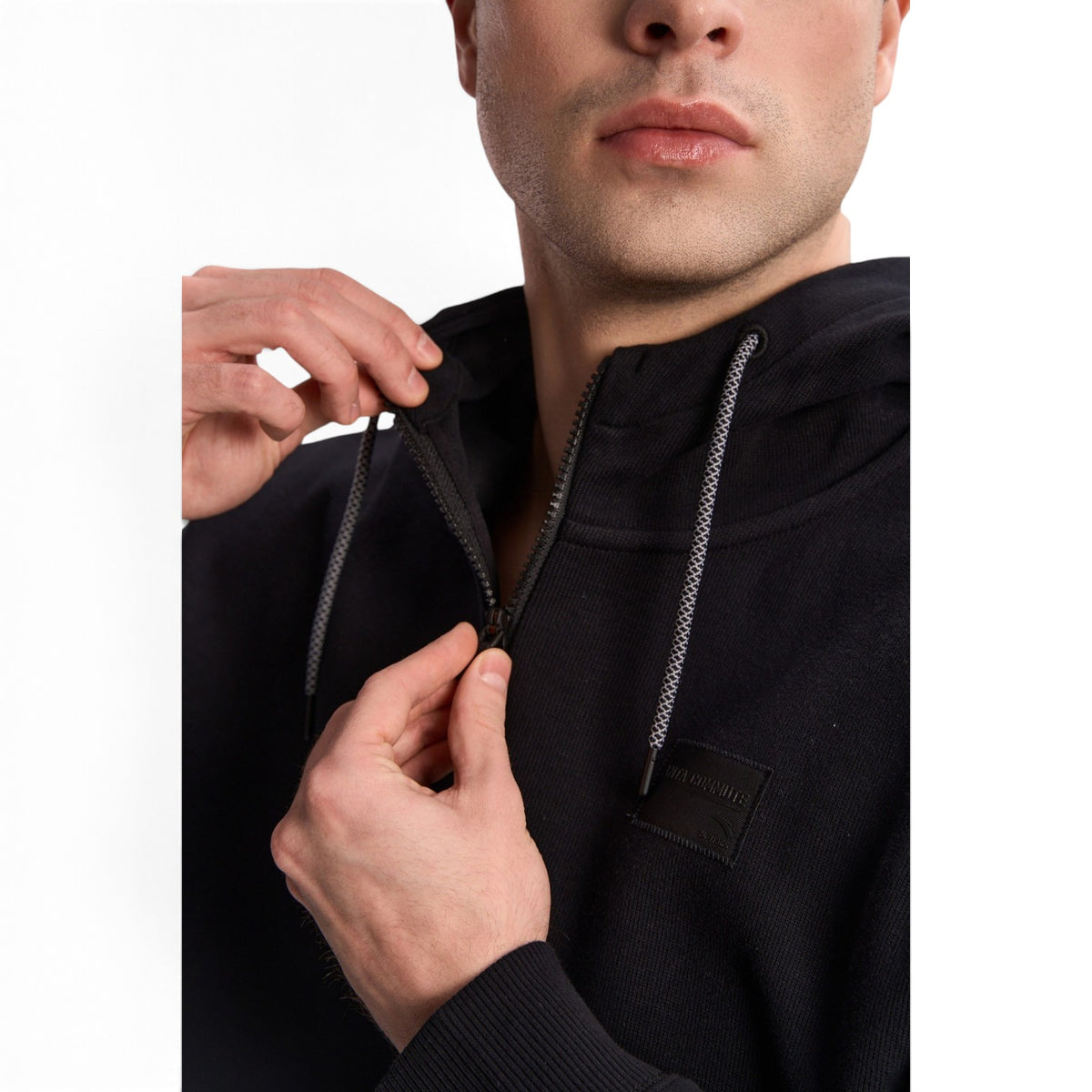 ANTA Knit Track Top - Black