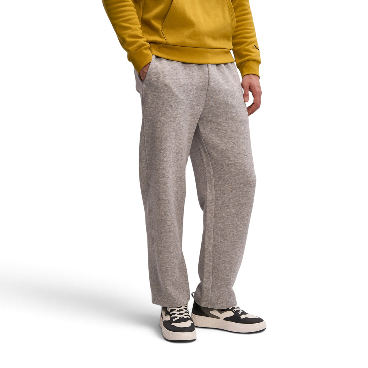 ANTA Knit Track Pants - Grey