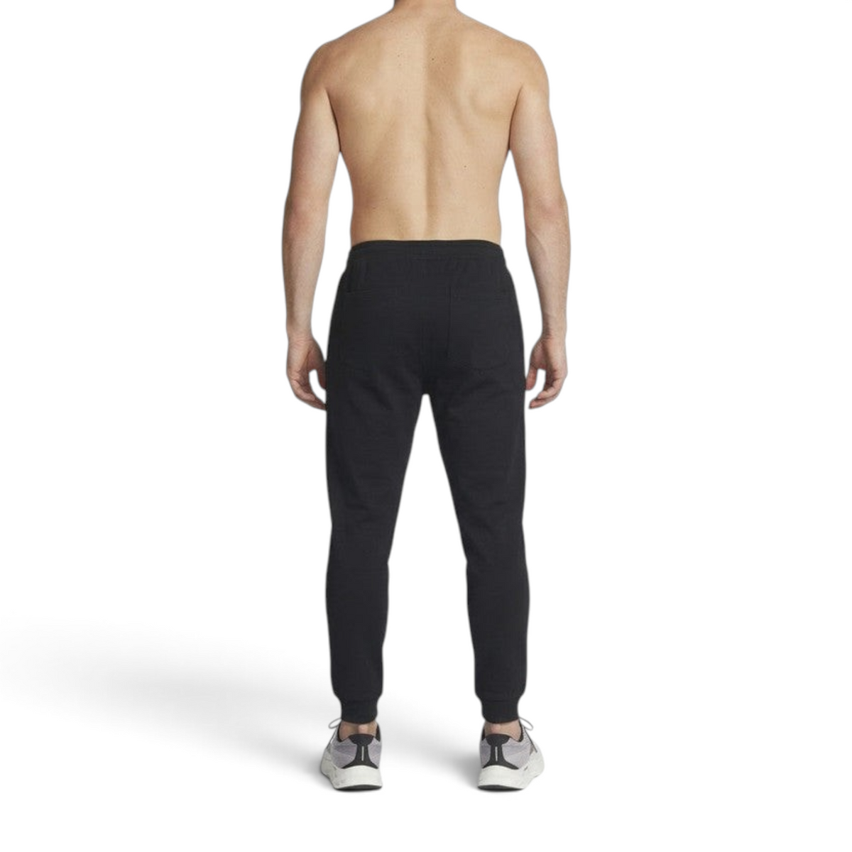 FRG ANTA Kids knit ankle pants in Dream Black, featuring a comfortable cotton-blend fabric and a slim-fit design.