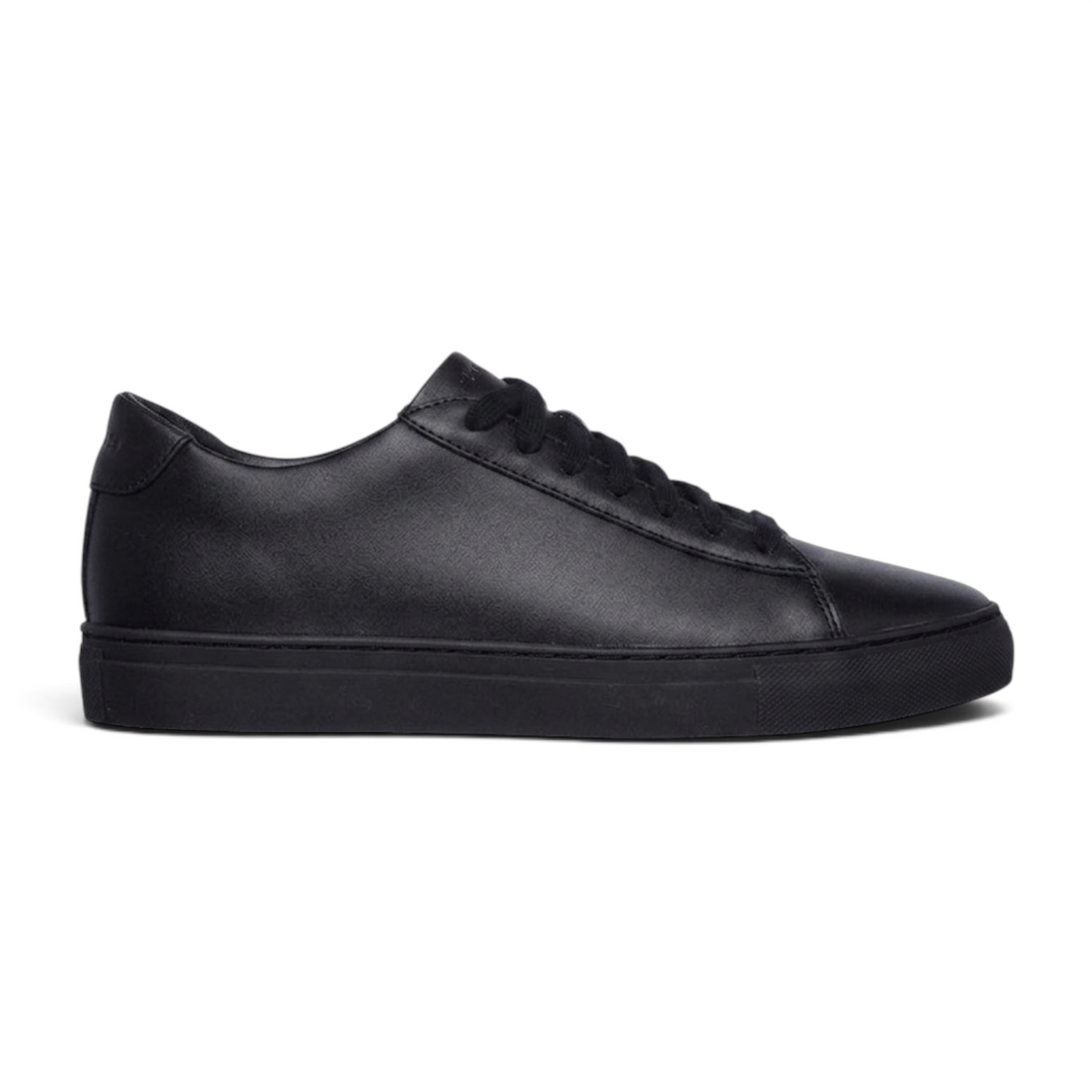 FRG Skechers Arch Fit Legend black premium leather sneakers with minimalist design and matching black laces