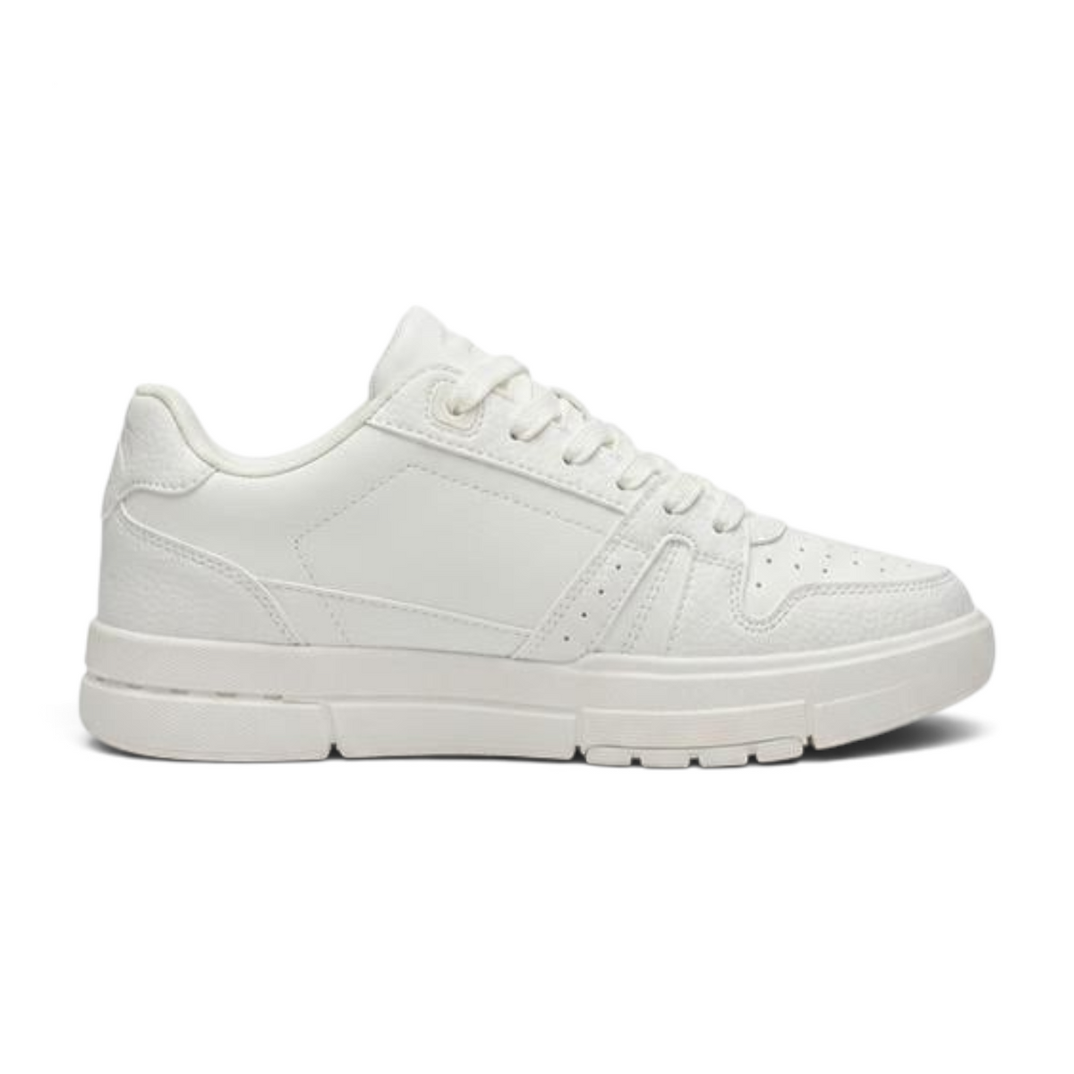 FRG ANTA X-GAME Breezelea lifestyle shoes in beige with suede, mesh, and TPU details, side view.
