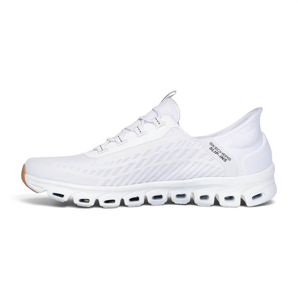 FRG GLIDE-STEP TRANQUILITY white slip-on athletic sneaker with breathable mesh upper and cushioned sole