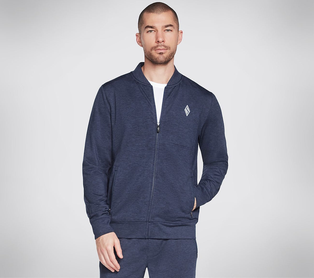 MEN'S KNIT FULL ZIP JACKET