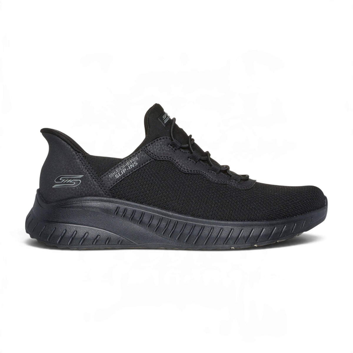 Skechers Women's BOBS Squad Chaos Daily Inspiration Slip-Ins Sneakers – Black/Black – product view 1