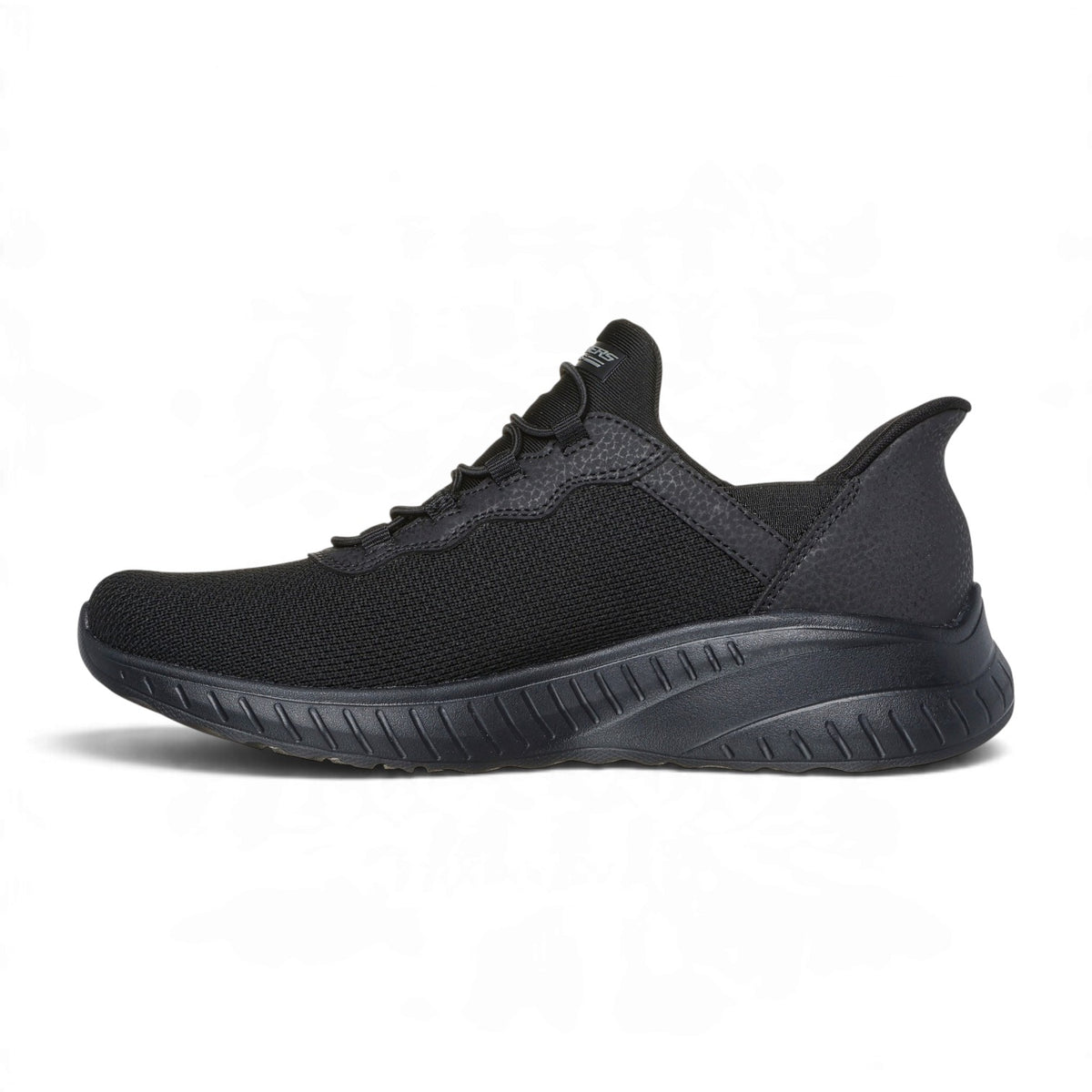 Skechers Women's BOBS Squad Chaos Daily Inspiration Slip-Ins Sneakers – Black/Black – product view 3