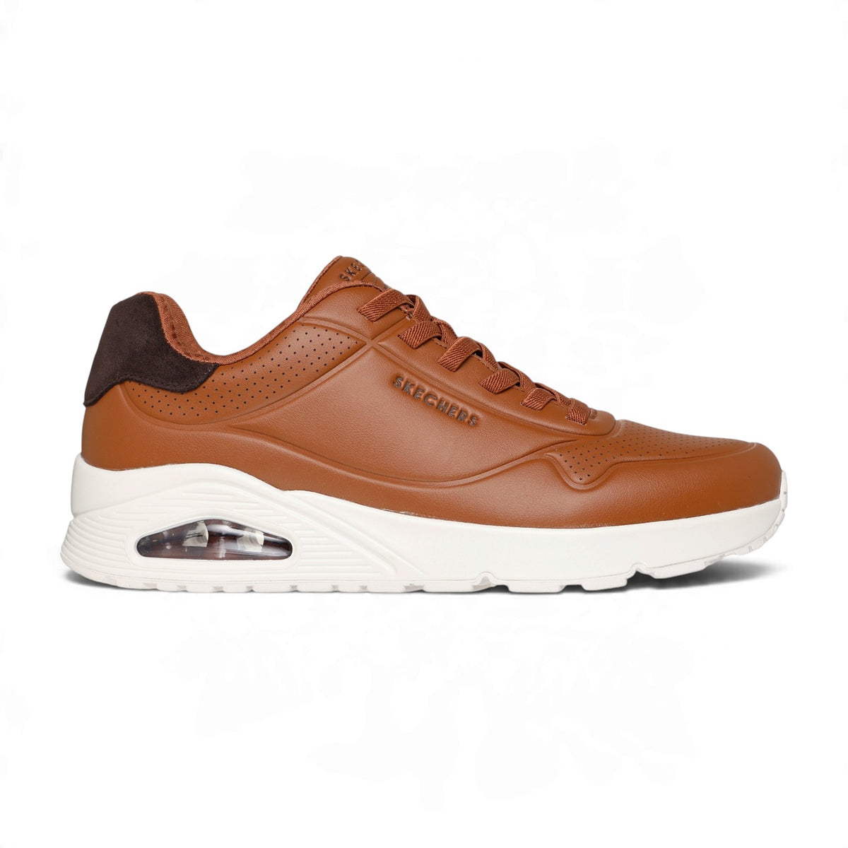 Skechers Men's UNO Lace-Up Sneakers – Dark Brown – product view 1