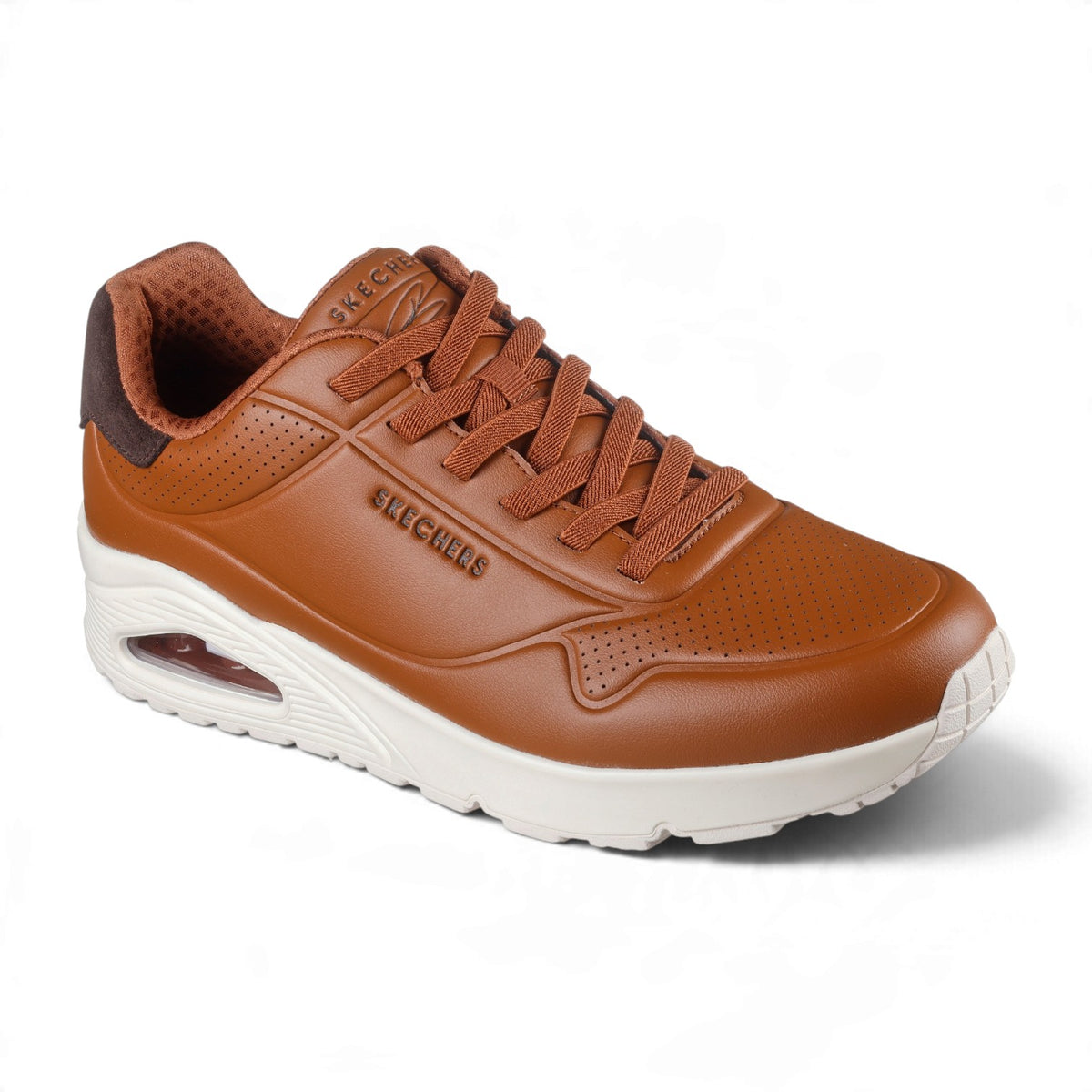 Skechers Men's UNO Lace-Up Sneakers – Dark Brown – product view 2
