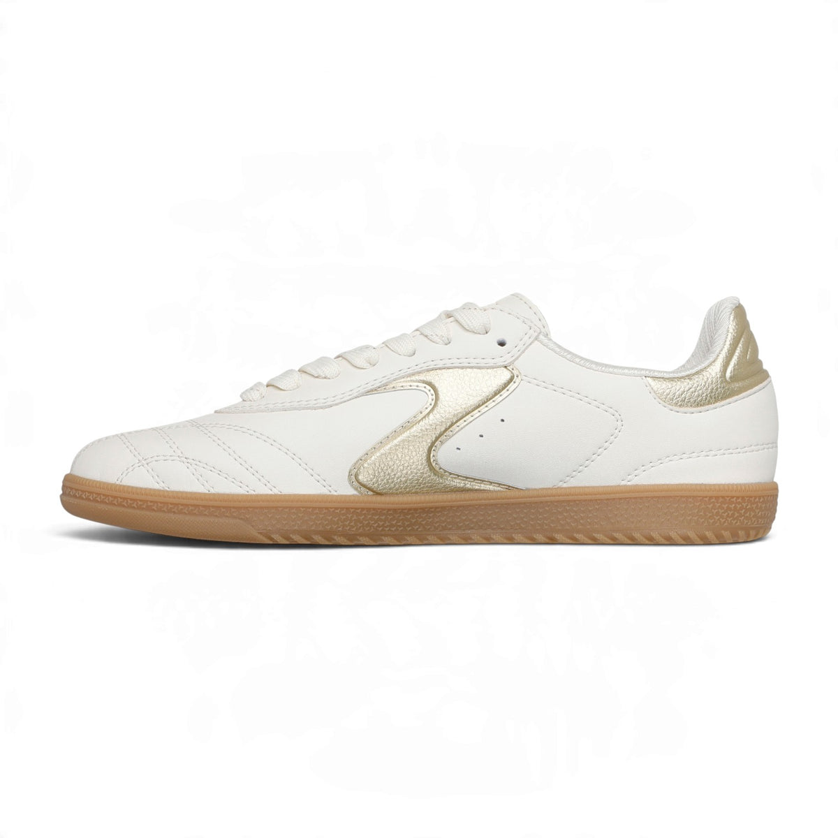 Skechers Women's Hotshot Simply Stitched Lace-Up Sneakers – Natural/Gold – product view 3