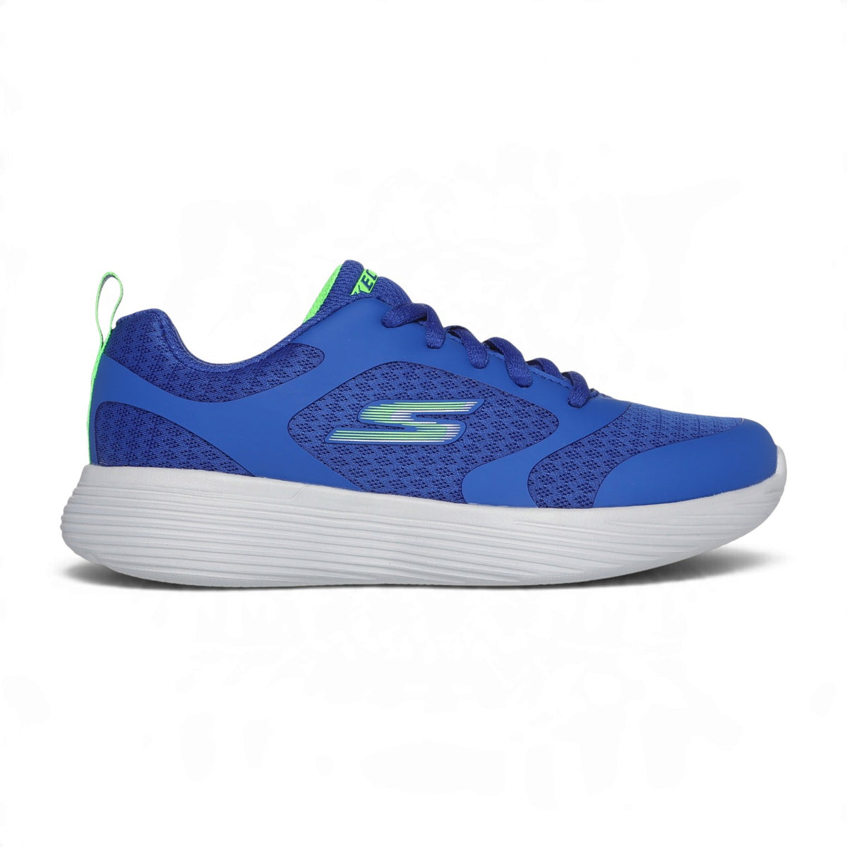 Skechers Boys' GO RUN 400 V2 Lace-Up Sneakers – Blue/Lime – product view 1