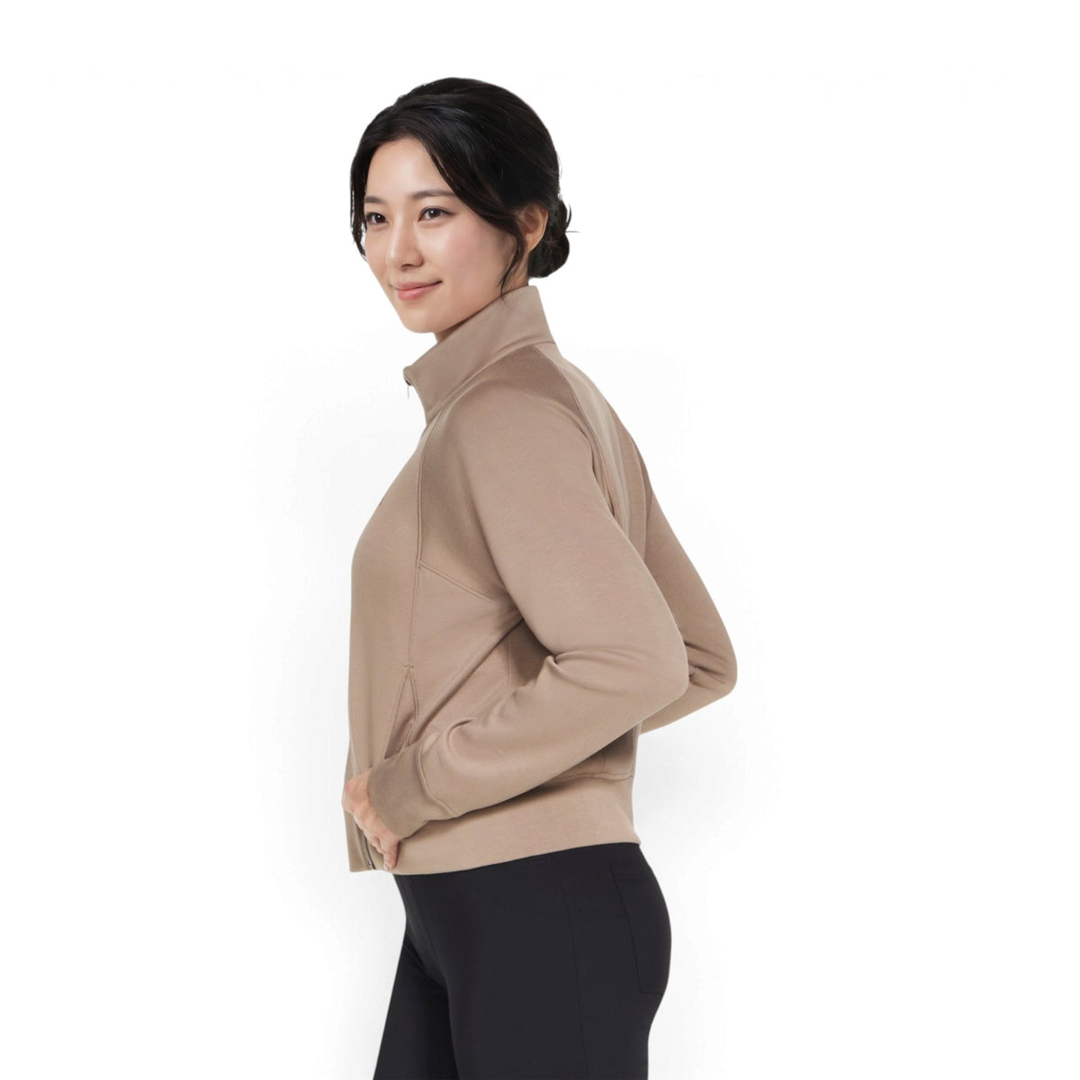 Skechers Women's SKECHLUXE Elevate Jacket – Desert – product view 3