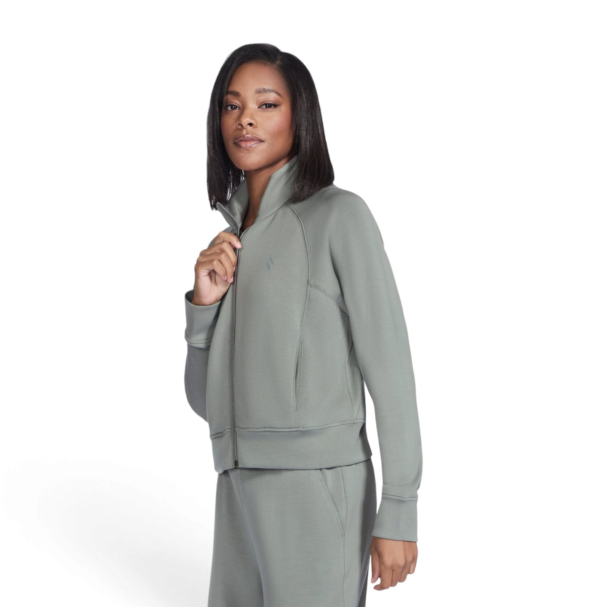 Skechers Women's SKECHLUXE Elevate Jacket – Agave/Chinois – product view 3