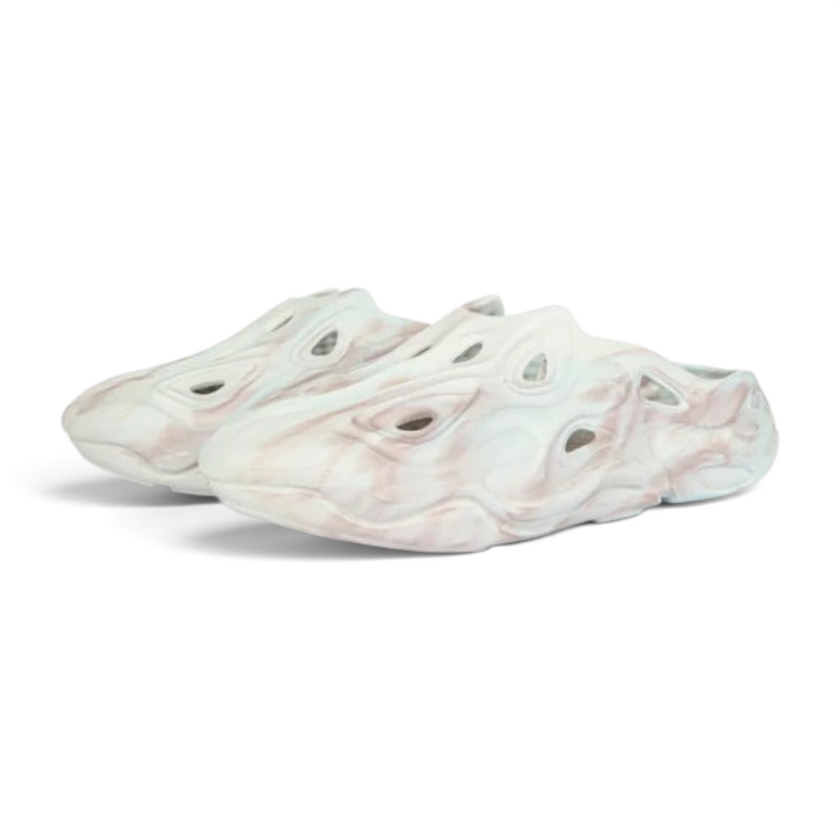 FRG Anta beige marbled EVA beach slippers with cut-out design for summer comfort