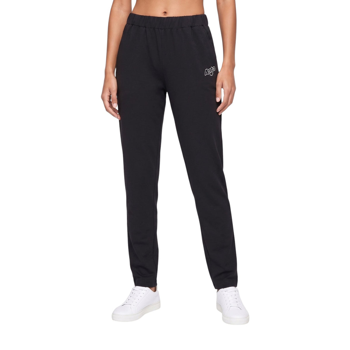 ANTA Knit Ankle Pants - Black