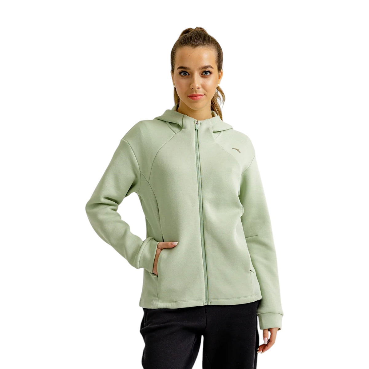 ANTA Knit Track Top - Green