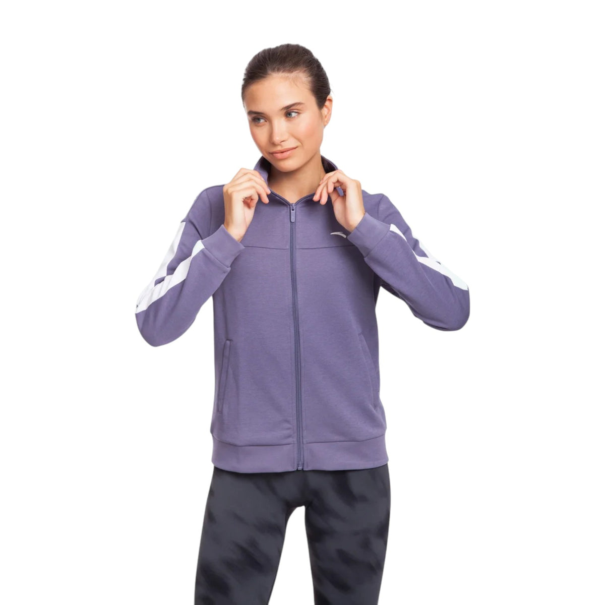 ANTA Knit Track Top - Purple